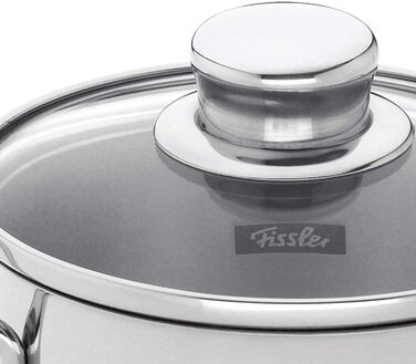 Fissler Häppchen / Mini-Cookware Pot (Ø 12cm, 0.5 L) Stainless Steel Pot, Snack Pot, with Glass Lid, Induction-Suitable (14 cm)