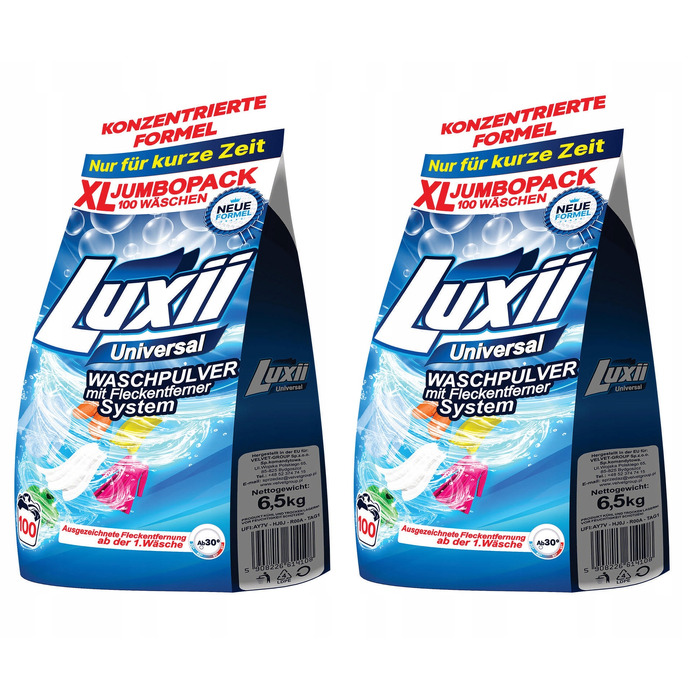 Набір універсального прального порошку LUXII, 2x6,5 кг