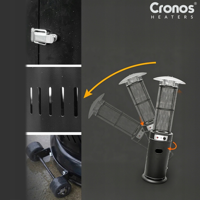 Обігрівач-парасолька Cronos, 183 см, 11 кВт