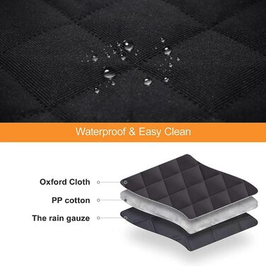 Захисний чохол на сидіння для собак, для авто, SUV та вантажних машин з сіткою у вікно, стійкий до подряпин, ковзання та води, з поворотком для повідка (Рожевий). Чохол на сидіння та поводок для собак (Чорний)