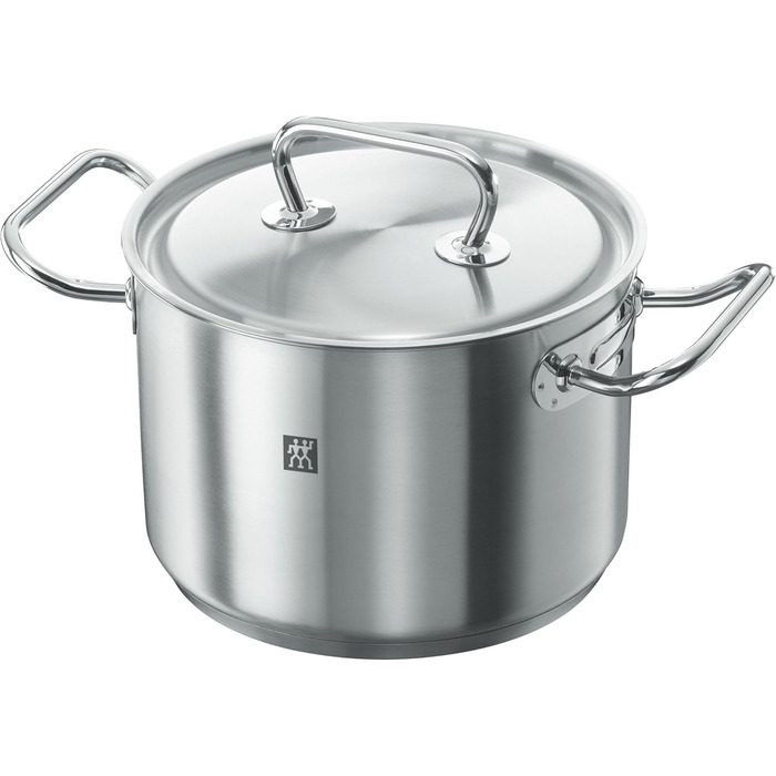 ZWILLING Twin Classic Saucepan with Lid, 6 L, Induction-compatible, Stainless Steel (20 cm)