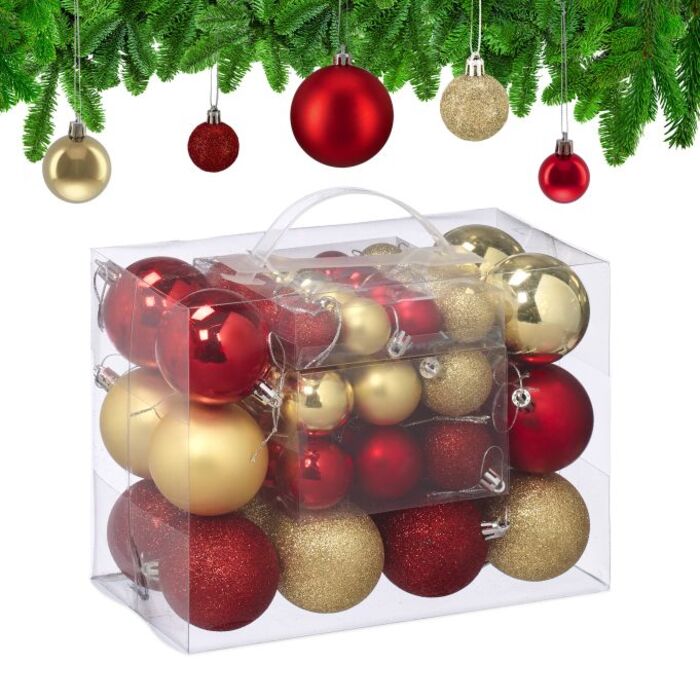 Relaxdays Christmas Ornament Set