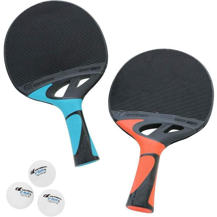 Набір тенісних шашок Cornilleau Tacteo Pack Duo 2023 для гри на вулиці, міцні