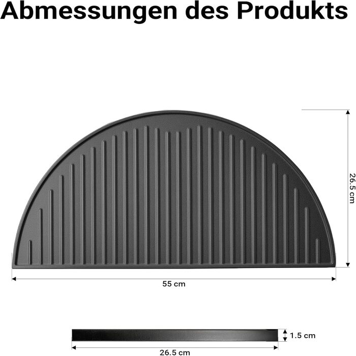 Чавунний гриль-решітка Gusseisen Grillrost, діаметр 45 см, для вугільних та газових грилів