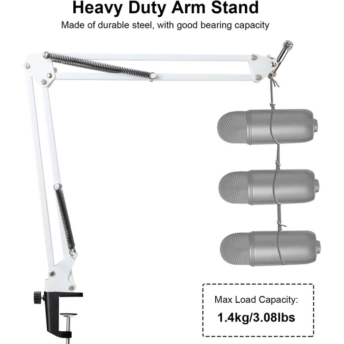 Тримач мікрофона YOUSHARES для Razer Seiren Mini/V3 Mini - професійний кріплення з поп-фільтром для геймінгу, стрімінгу та подкастингу