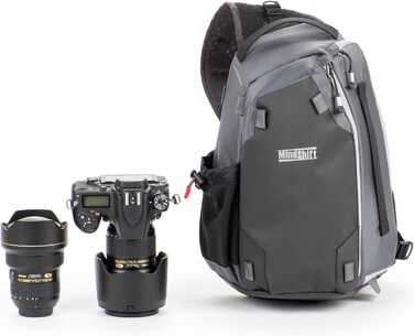 MindShift Photo Cross 13 Carbon Grau – фотосумка через плече, карбон сірий (162.56 см)