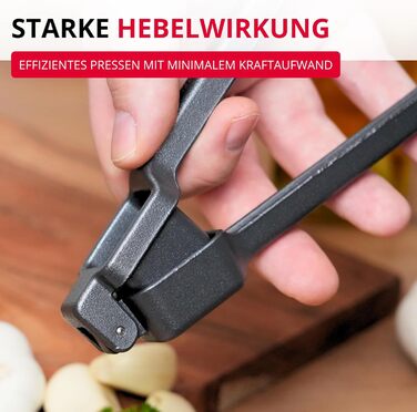 Прес для часнику Westmark Biopress Black Edition з алюмінію (сірий)