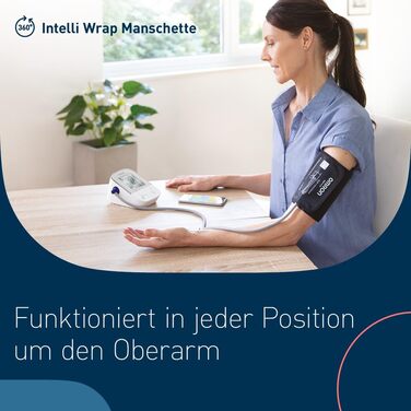 Тонометр OMRON X3 Comfort з Bluetooth - автоматичний, для дому, з Intelli Wrap манжетою, клінічно перевірений, підходить для діабетиків та вагітних, 22-42 см