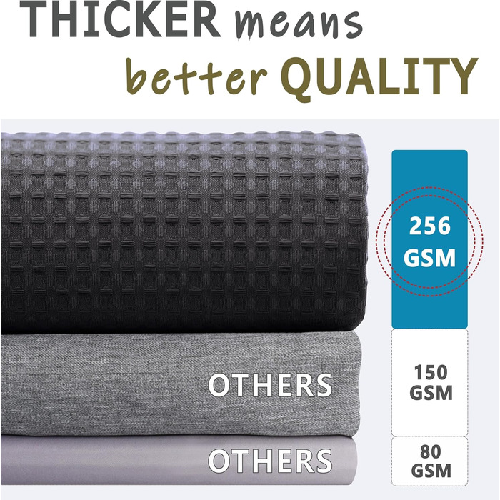 Штора для душу Grauer Waffelmuster, 183x183 см, сіра - водовідштовхувальна, міцна, з поліестеру