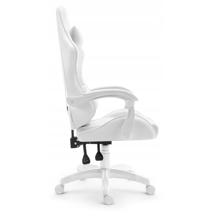 Ігрове крісло Hell's Chair HC-1000 White, біле, штучна шкіра