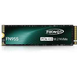 SSD накопичувач 1TB M.2 PCIe Gen4 з графітовим охолодженням - 7350 MB/s, SLC кеш, для ноутбуків та ПК