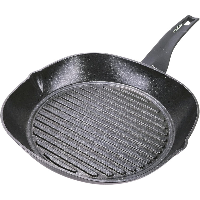 Moneta Nova Grill Pan 28 cm, Aluminum, Black