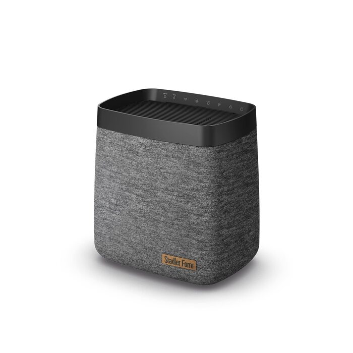 Зволожувач повітря Stadler Form Karl, тихий та потужний випарник для приміщень до 100 м², 4 режими зволоження, керування через додаток, чорний