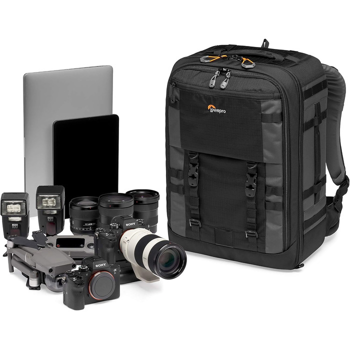 Сумка-рюкзак Lowepro Pro Trekker для фотообладнання, чорно-сіра, LP37268-GRL (BP 450 AW II)