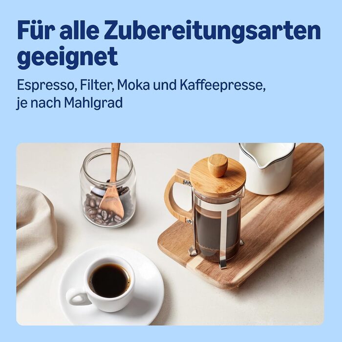 Декафеїнізована кава в зернах Amazon, світле обсмажування, Rainforest Alliance, 2 кг (2 упаковки по 1 кг)