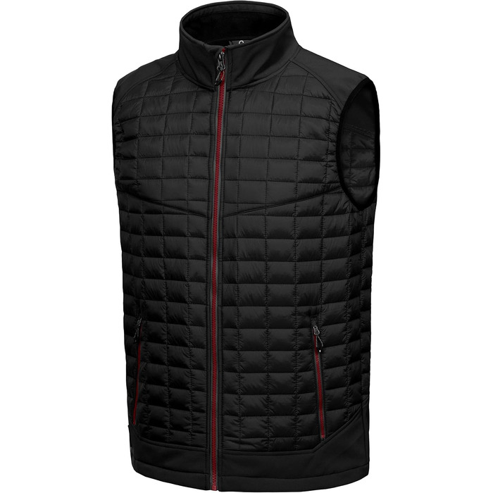 Little Donkey Andy Легка пухова жилетка для чоловіків, тепла безрукавка, outdoor-куртка для хайкінгу, подорожей, бігу, чорний, XL