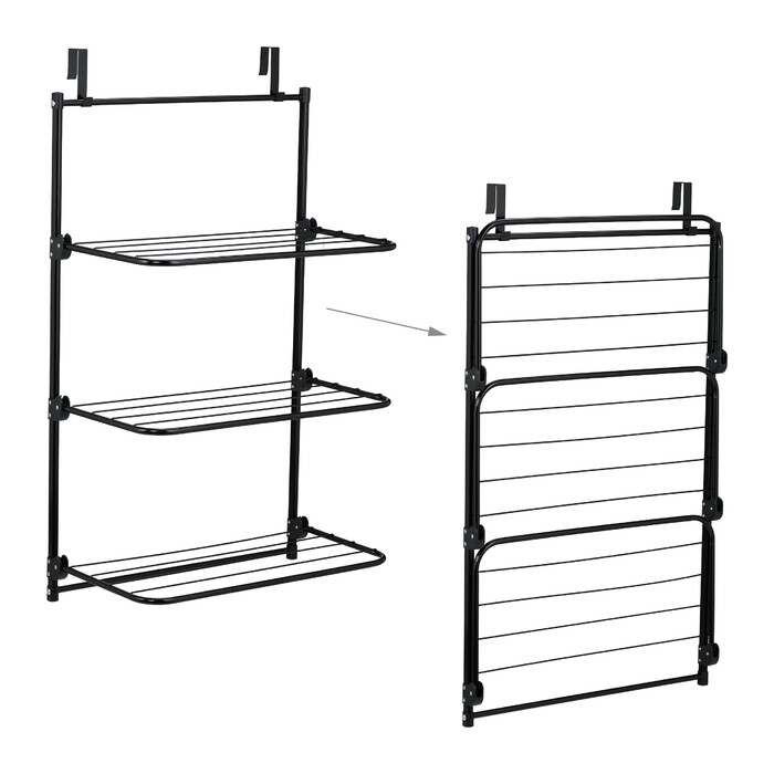 Relaxdays Clothes Dryer Door with 3 Wings