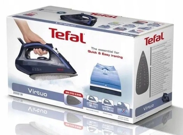 Парова праска Tefal: захист від крапель, стійка антипригарна підошва, потужність 2000 Вт