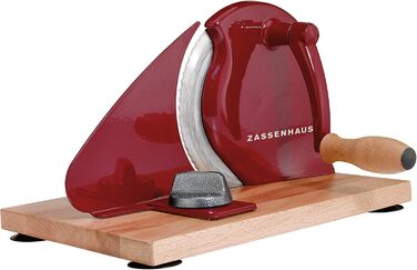 Ручна машина для нарізання хліба Zassenhaus CLASSIC | Нержавіюча сталь Solinger | Регулювання товщини 1-18 мм | Дерев'яний корпус | 30 × 25,5 × 19 см