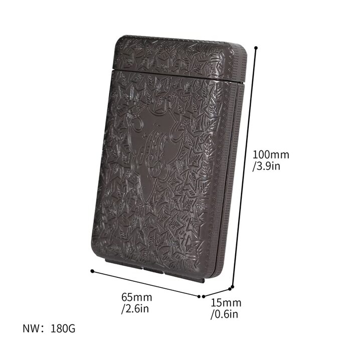 Металеве тютюноприладдя Peaky Blinders для 14 сигарет, чорне. Елегантний дизайн, преміум-якість.