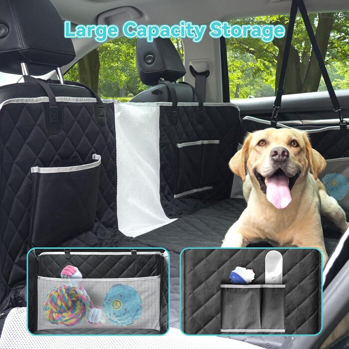 Килимок для собак у машину з жорсткою основою, водовідштовхуючий, антиковзкий, легко миється. 8-шаровий матеріал, багатофункціональний дизайн, захист від подряпин.