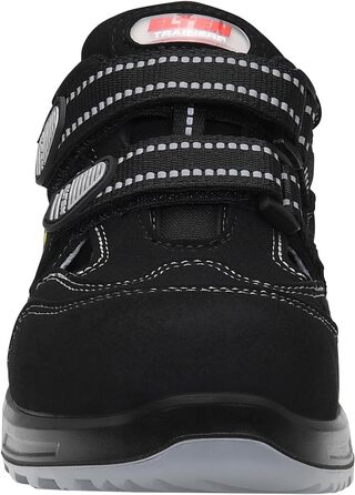 Робочі черевики ELTEN Scott XXT ESD S1PS, текстильні, чорні, для жінок та чоловіків, з пластиковою захисною капами (легші за сталеві), спортивні, 37 EU