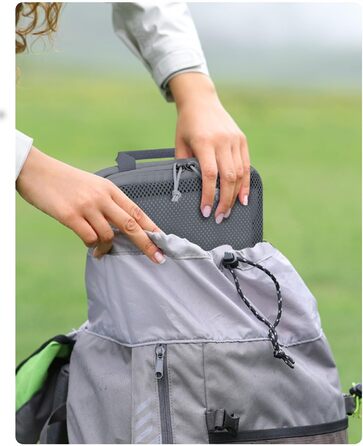 Органайзери для валізи ECOHUB (набір 4 шт.) з мішками для пакування, з тегами, з перероблених матеріалів, для рюкзака та валізи, з міцною сіткою, набір для подорожей