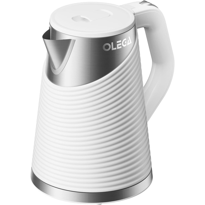 Електричний чайник OLEGA 1.8 л, 1800 Вт, швидка кип'ятіння, BPA free, енергозберігаючий, безпечний дизайн