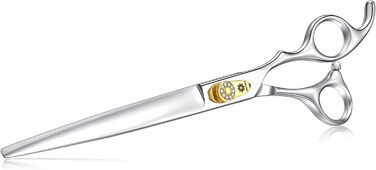 Професійна ножиця для грумінгу собак та котів Dream Reach 8 дюймів, 440C нержавіюча сталь, ергономічна ручка, регульований гвинт