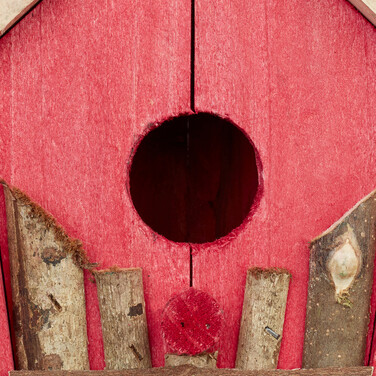 Relaxdays Mini Birdhouse, colorful