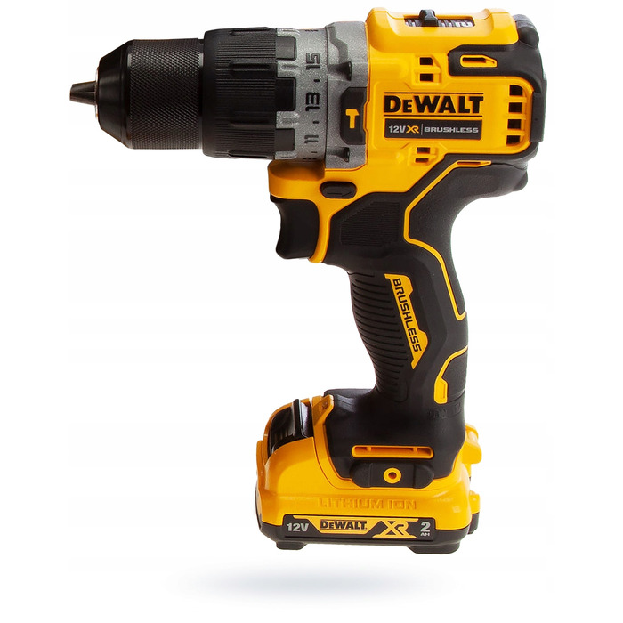Ударний дриль-шурупокрут DeWalt 12V 57/25Nm 2x2,0Ah DCD706D2