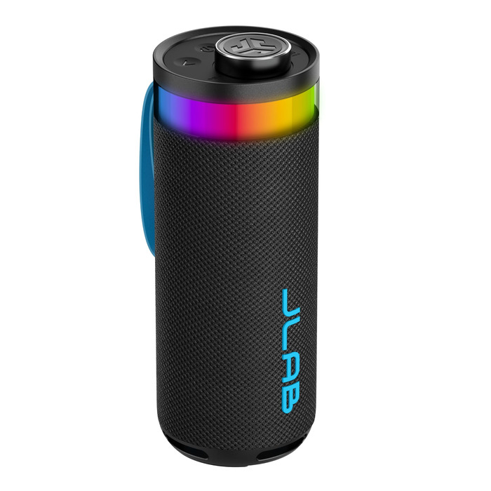 JLab Go Party: Портативна Bluetooth колонка з RGB підсвіткою, 10W, IP56 (Чорна)
