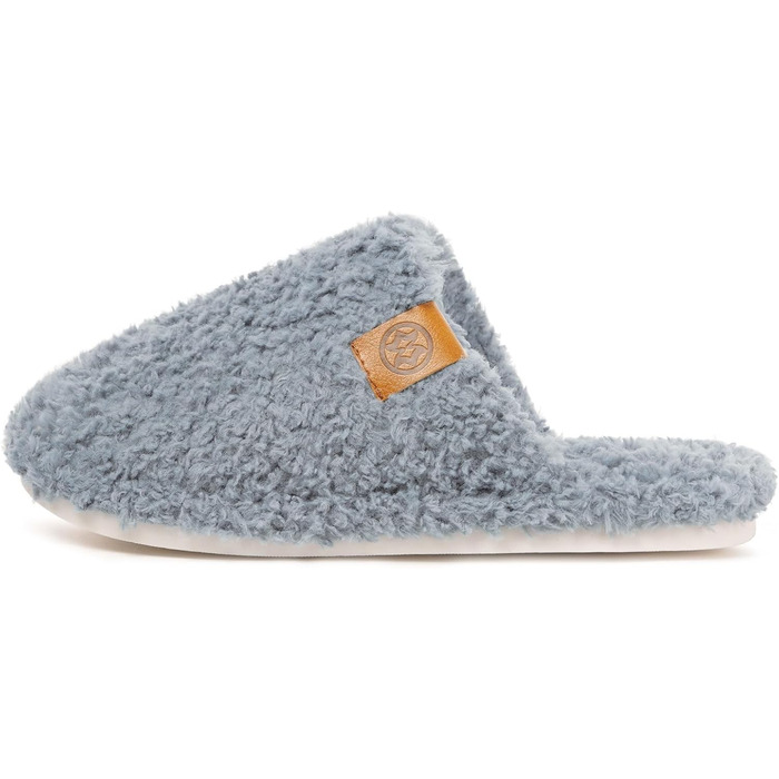 Домашні тапочки Dokela для жінок та чоловіків: зручні, з піною пам'яті, з штучним хутром, антиковзаючі, блакитні, 38/39 EU