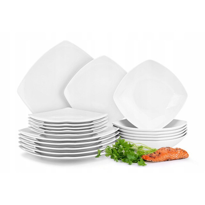 Обідній сервіз Konsimo CARLINA, 18 предметів