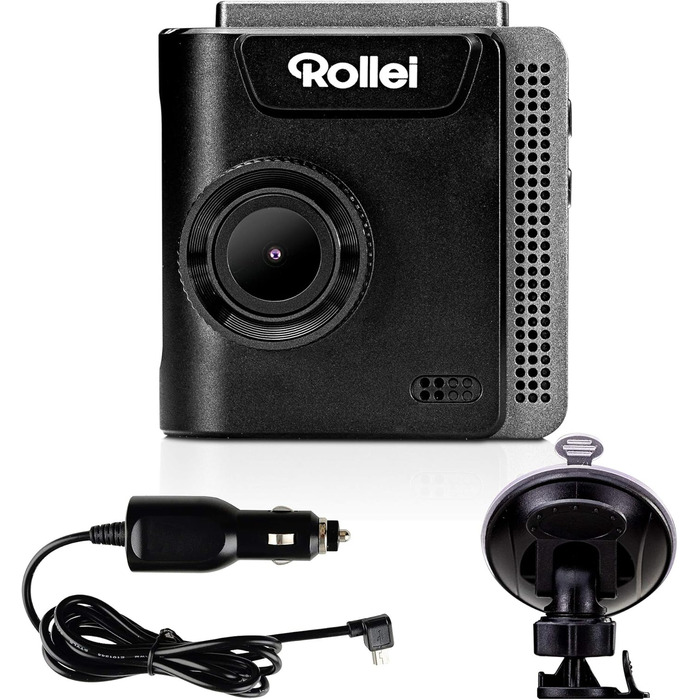 Відеореєстратор Rollei Dashcam 402 GPS з G-сенсором | Автомобільна камера 1080p Full HD | Для відеоспостереження та паркування