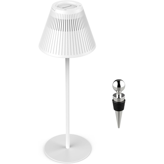 Honeywell LED лампа настільна диммерна акумуляторна RGB багатокольорна HWT-M1 Sunturalux 5200mAh бездротова перезаряджувана (Біла-5500K, 1 шт.) Біла-5500k 1 шт. (Біла-5000k, 1 шт. – з набором для ліхтарів)