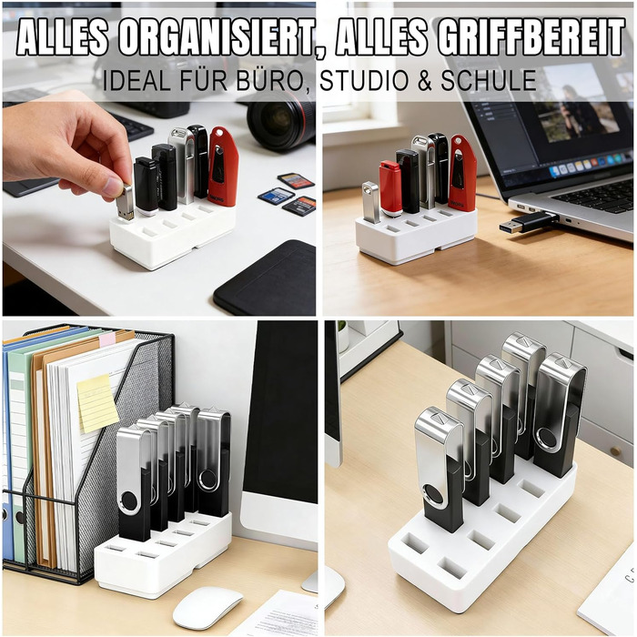 Органайзер для USB-накопичувачів TATMOHIK: сумка для зберігання 10 USB-флешок, аксесуари для електроніки