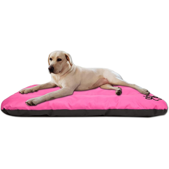Килимок для собак, лежанка для собак всіх розмірів - вологостійкий килимок, м'яке лежання з піни, Outdoor & міцний килимок для собак - 90x60x8 см Рожевий R1(90 x 60 см) Рожевий