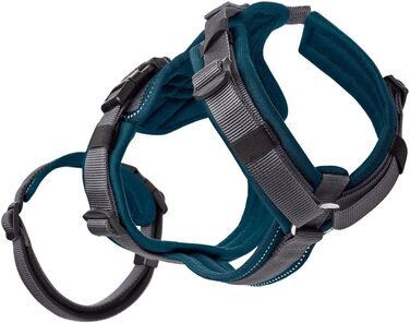 Нашийник для собак Maldon, колір petrol/сірий, розмір L