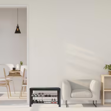 Relaxdays shoe bench with cushioning