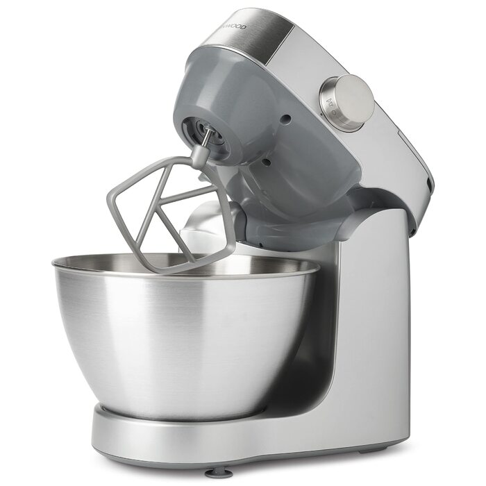 Кухонна машина Kenwood Prospero+ KHC29.A0SI, 1000 Вт, чаша з нержавіючої сталі 4,3 л, набір насадок (вінчик, міксер, гак), срібляста