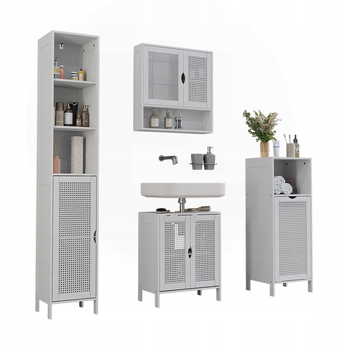 Комплект меблів для ванної кімнати Liora 59925, білий