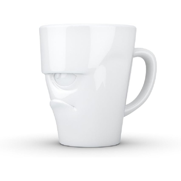 Fiftyeight, Porcelain, Handle Mugs 2-Piece Set, Grumpy and Mischievous, 350 ml Handle Cups