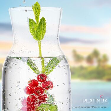 Бокали для коктейлів PLATINUX 400 мл (набір 6 шт) з ефектом омбре, зелені скляні келихи для вечірок та коктейлів Hurricane