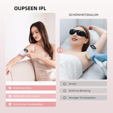 Пристрій для епіляції IPL з охолодженням, 21J, 9 рівнів, 600 нм, для обличчя, ніг, під пахвами, для жінок, Rose