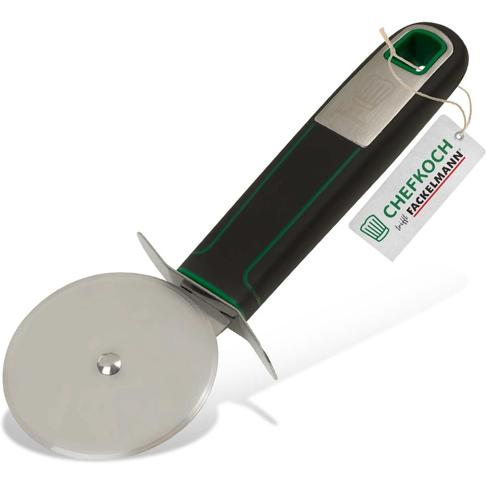 Ніж для клярів Fackelmann Chefkoch Premium – для ідеальних шніцелів та іншого – двосторонній: плоский для панірування та з рифленням для текстури – алюміній, довжина: 26,5 см