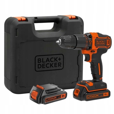 Акумуляторний шуруповерт Black+Decker 18 V BDCHD18N