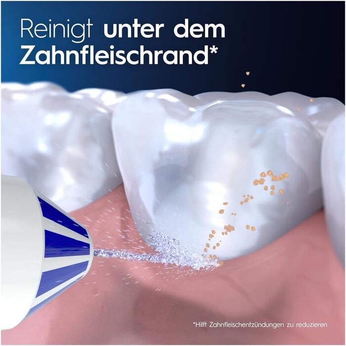 Oral-B AquaCare 6 бездротова іригатор, 3 насадки, очищувач міжзубного простору, делікатне очищення зубів та здоров'я ясен, технологія Oxyjet, 3 режими догляду за зубами, подарунок для чоловіка/жінки, білий/сірий