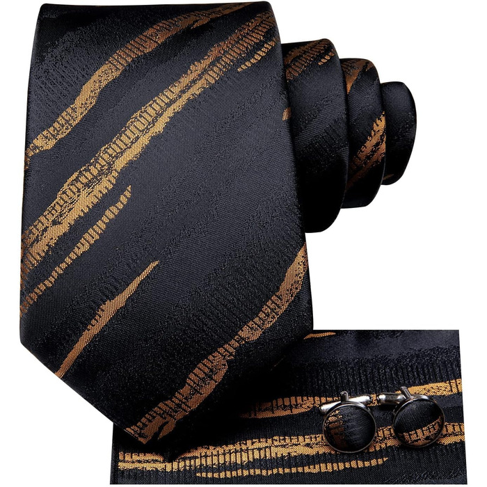 Краватка чоловіча Dubulle з квітковим візерунком Paisley, шовкова краватка для чоловіків, смугаста, комплект краватки та нагрудного хустинки для весілля, ділового стилю, коричнева