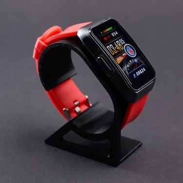 Смарт-годинник для літніх людей JG Smart EKG-650, українське меню, червоний